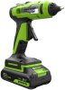Пистолет клеевой аккумуляторный Greenworks G24GLG с АКБ 2 Ач и ЗУ - фото №9