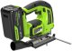 Лобзик аккумуляторный Greenworks GD24JS с АКБ 4 Ач и ЗУ - фото №6