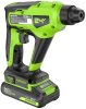 Перфоратор аккумуляторный Greenworks GD24SDS1 с АКБ 2 Ач и ЗУ - фото №1