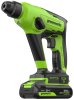 Перфоратор аккумуляторный Greenworks GD24SDS1 с АКБ 2 Ач и ЗУ - фото №4