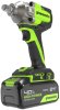 Гайковерт ударный аккумуляторный Greenworks IW5500 с АКБ 4 Ач и ЗУ - фото №7