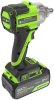 Гайковерт ударный аккумуляторный Greenworks IW5500 с АКБ 5 Ач и ЗУ - фото №4