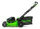 Аккумуляторная газонокосилка Greenworks GC82LM51SP2ХK2 с 2 АКБ 5 Ач и ЗУ - фото №2