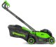Аккумуляторная газонокосилка Greenworks GD24LM331 с АКБ 2 Ач и ЗУ - фото №4