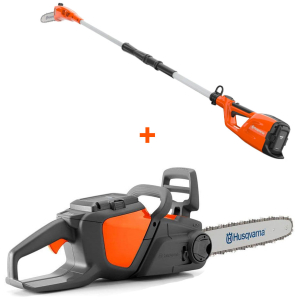 Комплект пила Husqvarna 120i + высоторез Husqvarna 120iTK4-P с АКБ и ЗУ в Комсомольске-на-Амуре