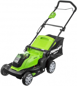 Аккумуляторная газонокосилка Greenworks G40LM41K4 c АКБ 4 Ач и ЗУ в Белгороде