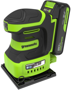 Аккумуляторная шлифовальная машина Greenworks G24SS14 с АКБ 2 Ач и ЗУ в Улан-Удэ
