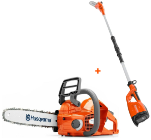 Комплект пила Husqvarna 330i + высоторез Husqvarna 120iTK4-P с АКБ и ЗУ в Комсомольске-на-Амуре