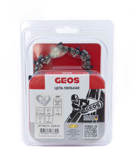 Цепь для бензопилы GEOS by ALKO 25TC 64 0.325" 1.5 мм 15" 64 зв