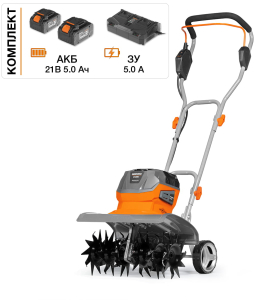 Культиватор аккумуляторный DAEWOO DAT 3542Li SET с АКБ 5 Ач и ЗУ