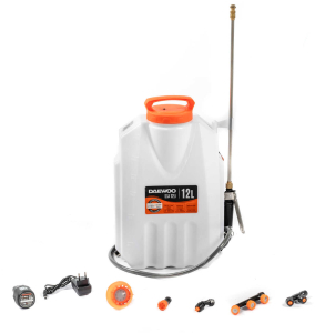 Опрыскиватель ранцевый аккумуляторный DAEWOO DSA 12Li с АКБ 3 Ач и ЗУ (уценка) в Курске