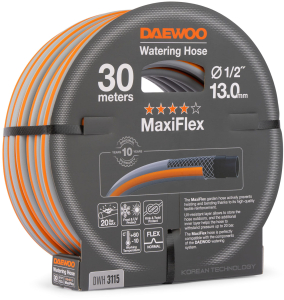 Шланг для полива DAEWOO MaxiFlex DWH 3115 30м 13мм 1/2" в Череповце