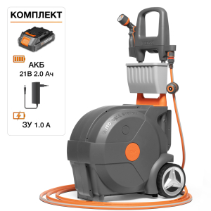Тележка аккумуляторная со шлангом DAEWOO DWR 4021Li Set в Санкт-Петербурге