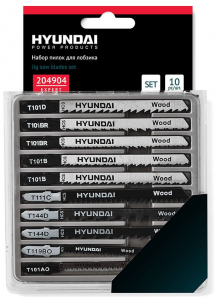 Пилки для лобзика Hyundai 204904 10 шт во Владивостоке