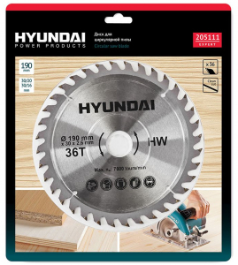 Пильный диск Hyundai 205111 190 мм по дереву во Владивостоке