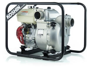 Мотопомпа бензиновая Koshin KTH 100 X для грязной воды в Чебоксарах