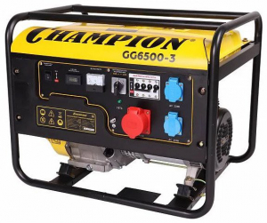 Бензиновый генератор Champion GG6500-3 в Челябинске