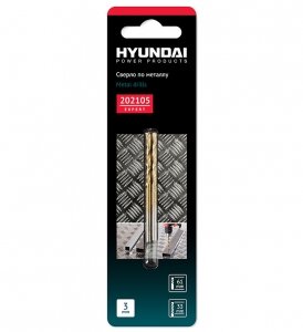 Сверло по металлу Hyundai 202105 3 X 61 мм