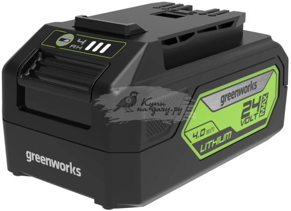 Аккумулятор Greenworks G24USB4 24В, 4Ач, с USB-разъемом (2939307)