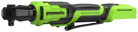 Гайковерт-трещотка аккумуляторная Greenworks GD24RW 24В, с АКБ 2 Ач и ЗУ с сумкой