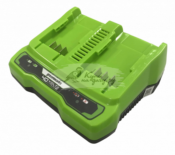 Зарядное устройство Greenworks G40UC2 40В, 2А на две батареи (2938907)