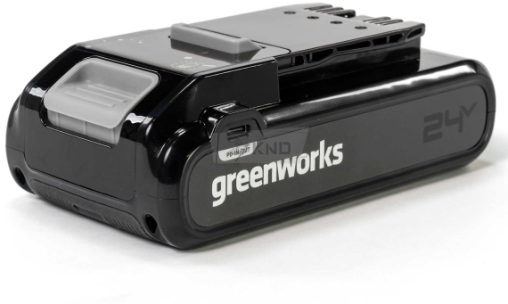 Аккумулятор Greenworks G24B4+, 24В, 4Ач с двумя USB-C разъемами (2940407)