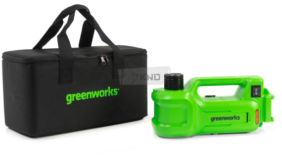 Домкрат гидравлический аккумуляторный Greenworks G24JACK без АКБ и ЗУ