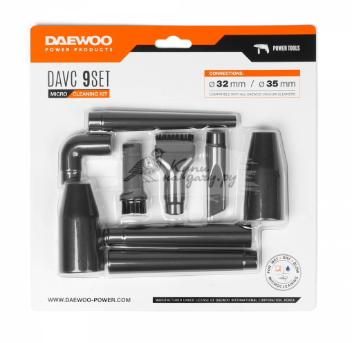 Набор чистящих микронасадок DAEWOO DAVC 9SET