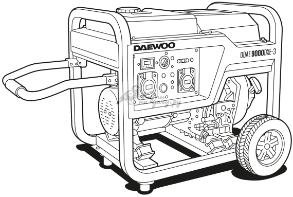 Дизельный генератор DAEWOO DDAE 9000DXE-3 (2024)