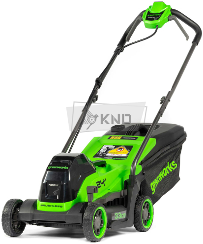 Аккумуляторная газонокосилка Greenworks GD24LM331 с АКБ 2 Ач и ЗУ