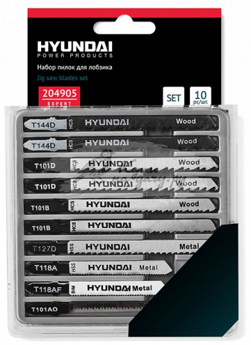 Пилки для лобзика Hyundai 204905 10 шт