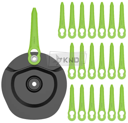 Комплект пластиковых ножей Greenworks 2963507 (20 шт.) с диском для триммера 2113307SA