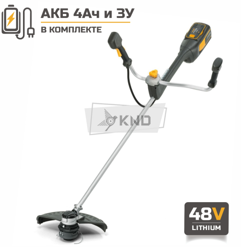 Триммер аккумуляторный Stiga SBC 700 D AE с АКБ 4 Ач и ЗУ