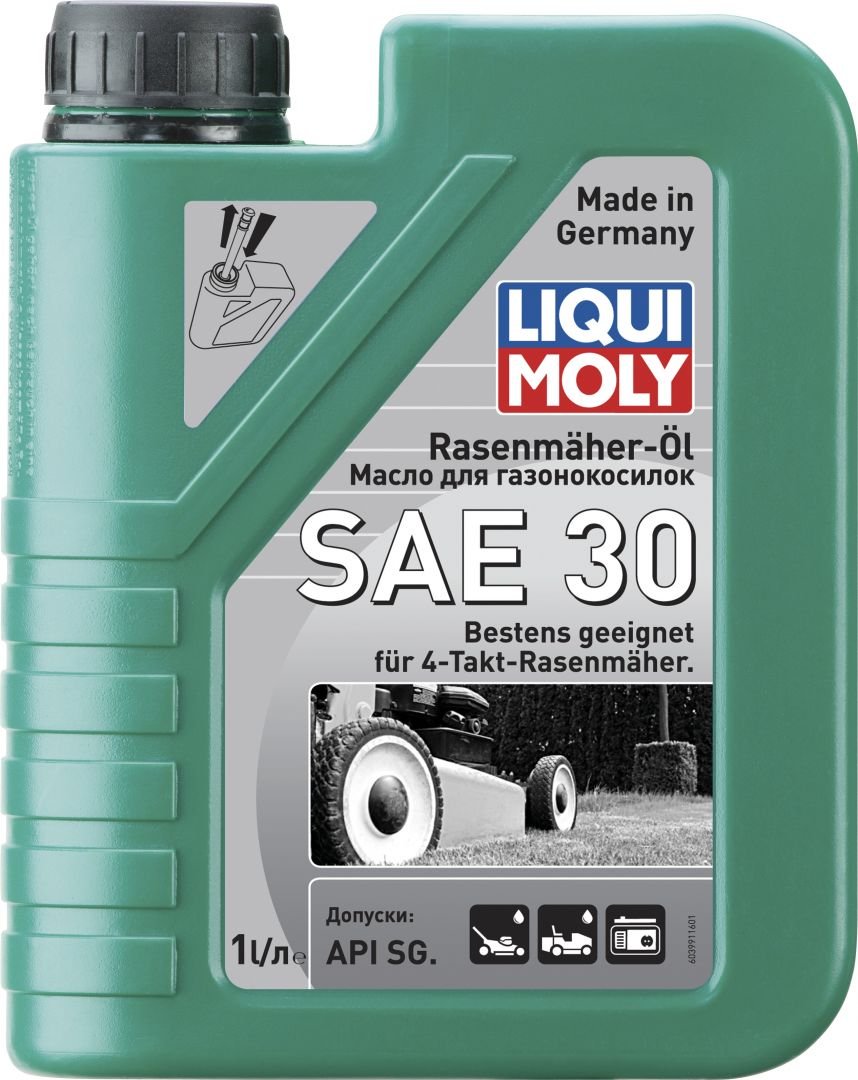 Масло 4-тактное Liqui Moly Rasenmaher-Oil SAE 30 для газонокосилок 1 л .