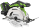 Циркулярная пила аккумуляторная Greenworks GD24CS165, 24В, с АКБ 5 Ач и ЗУ
